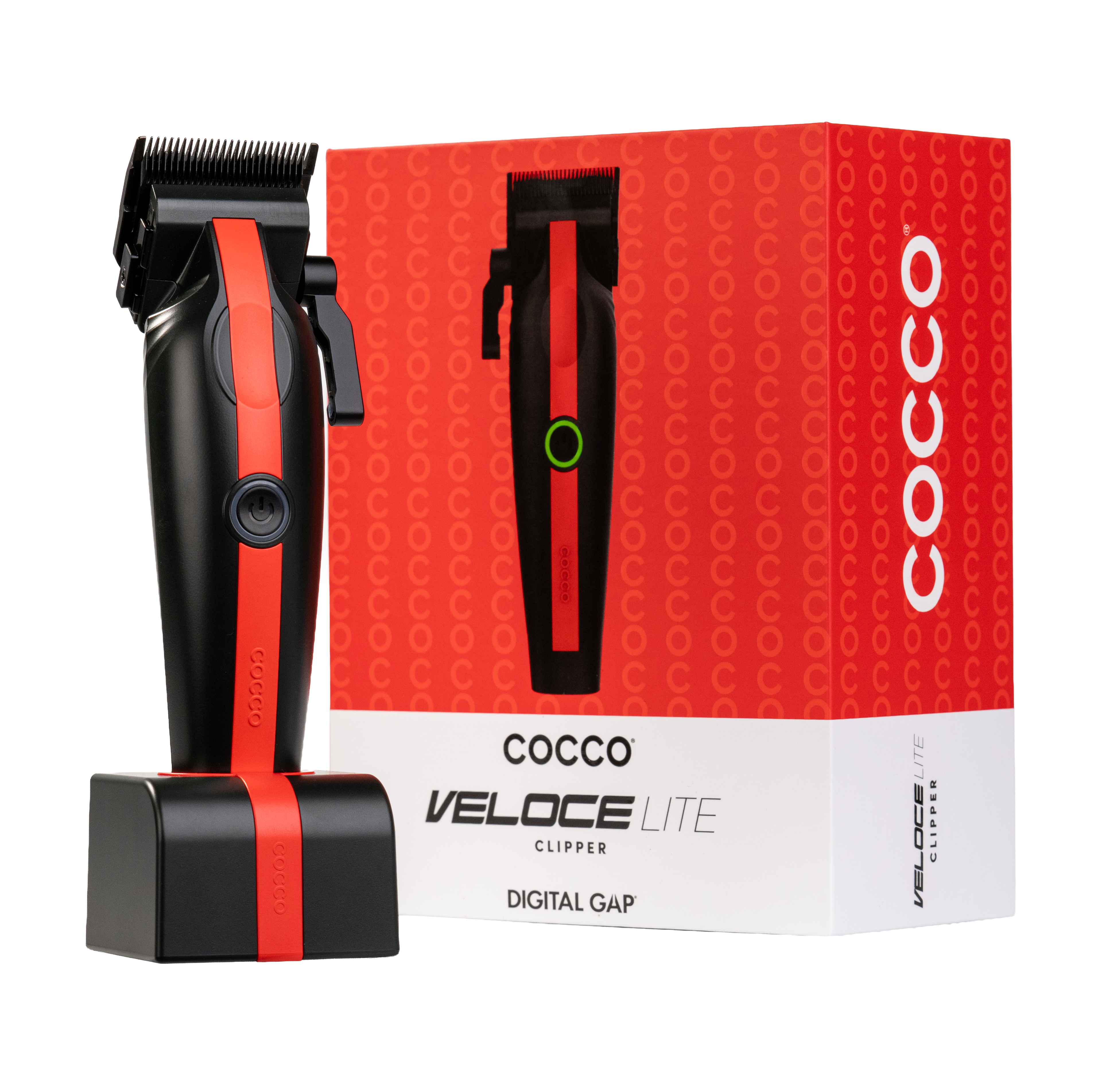 COCCO® Veloce Lite Clipper (Black/Red Stripe)