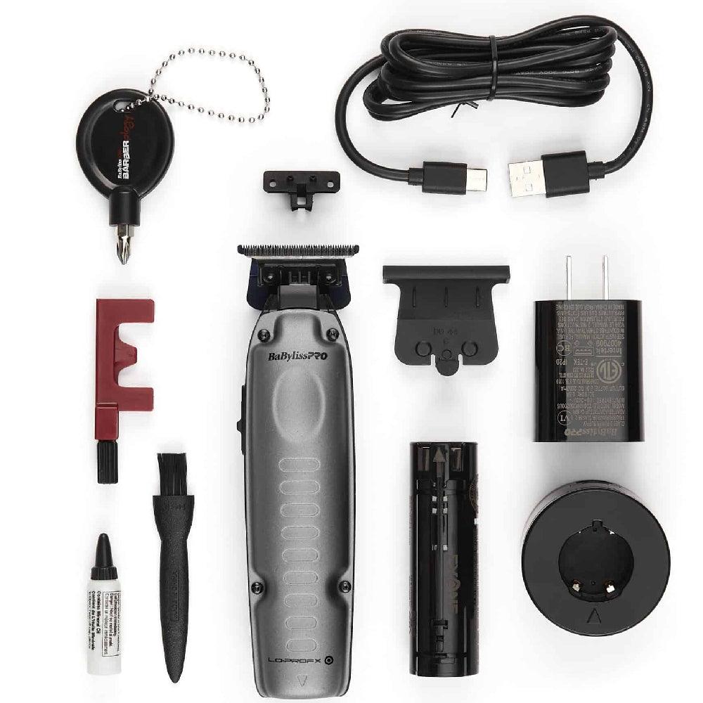 BaBylissPRO FXONE Lo-ProFX Limited Edition Matte Gray Clipper & Trimmer Combo – FX829 & FX729